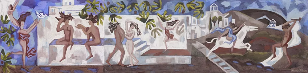 Triptych Greece