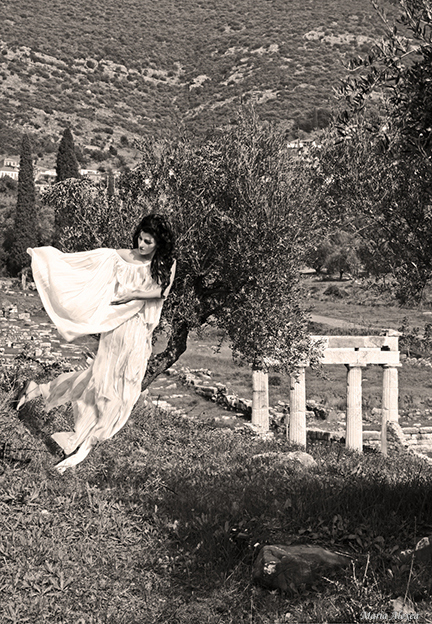 Dryad floating