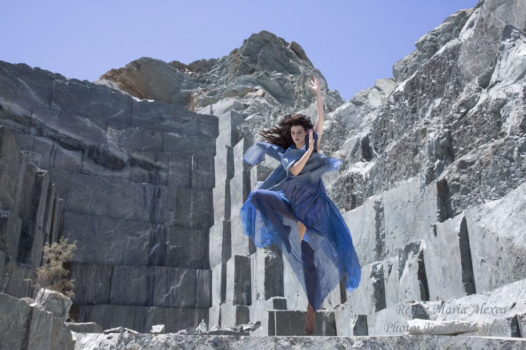 Self-staged photograph “Creation” by Maria Alexea, conceived for “Faust, a Return from the Future”.