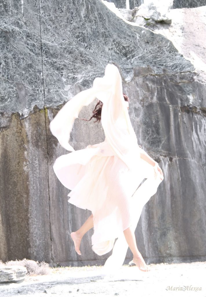 Self-staged photograph “Phantom” by Maria Alexea, conceived for “Faust, a Return from the Future”.