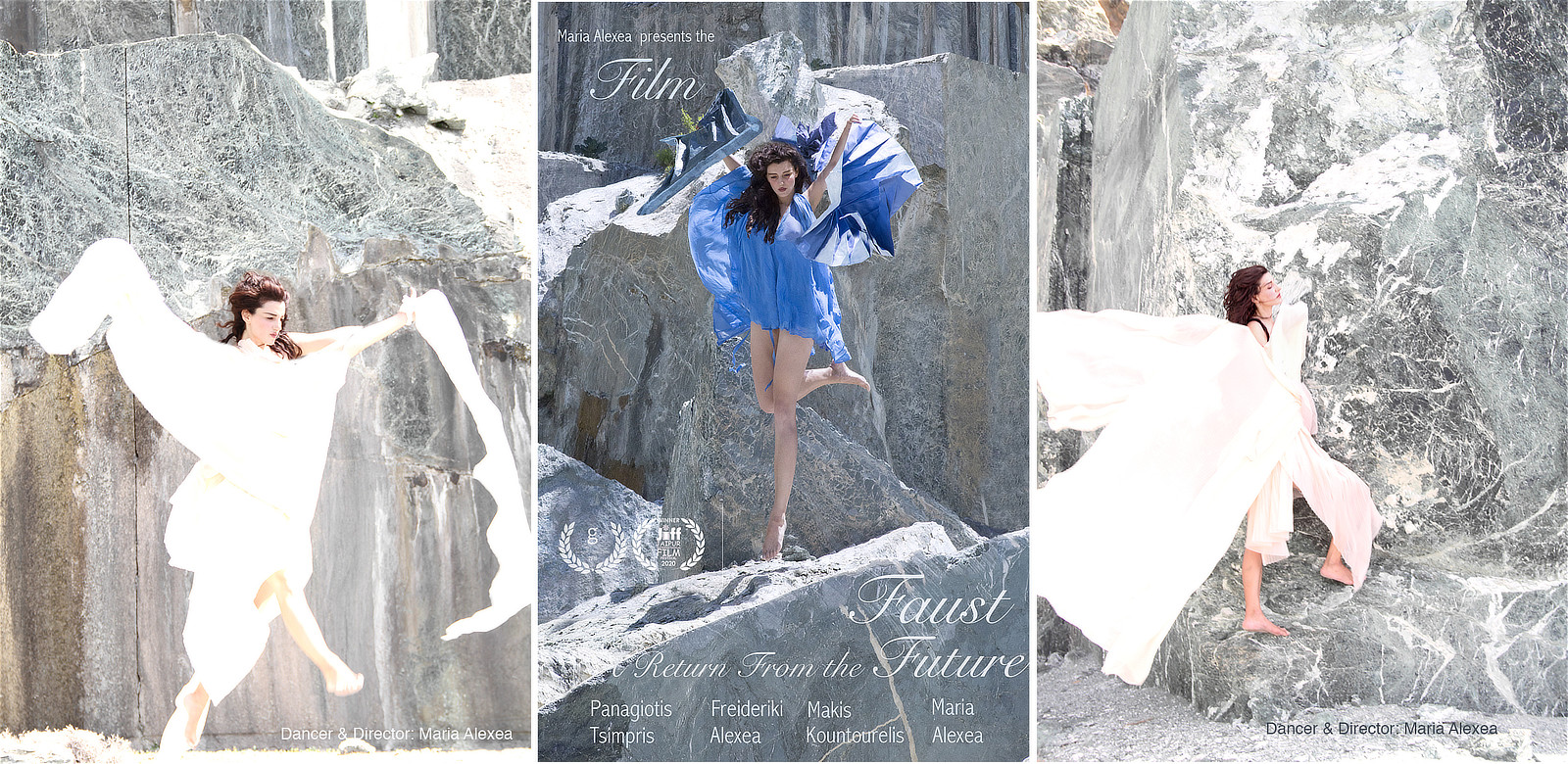 Angel With Weapon — triptych by Maria Alexea