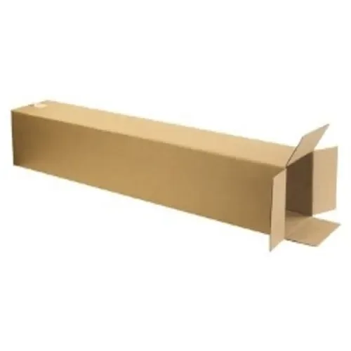 Rigid cardboard outer box sized to hold a poster tube